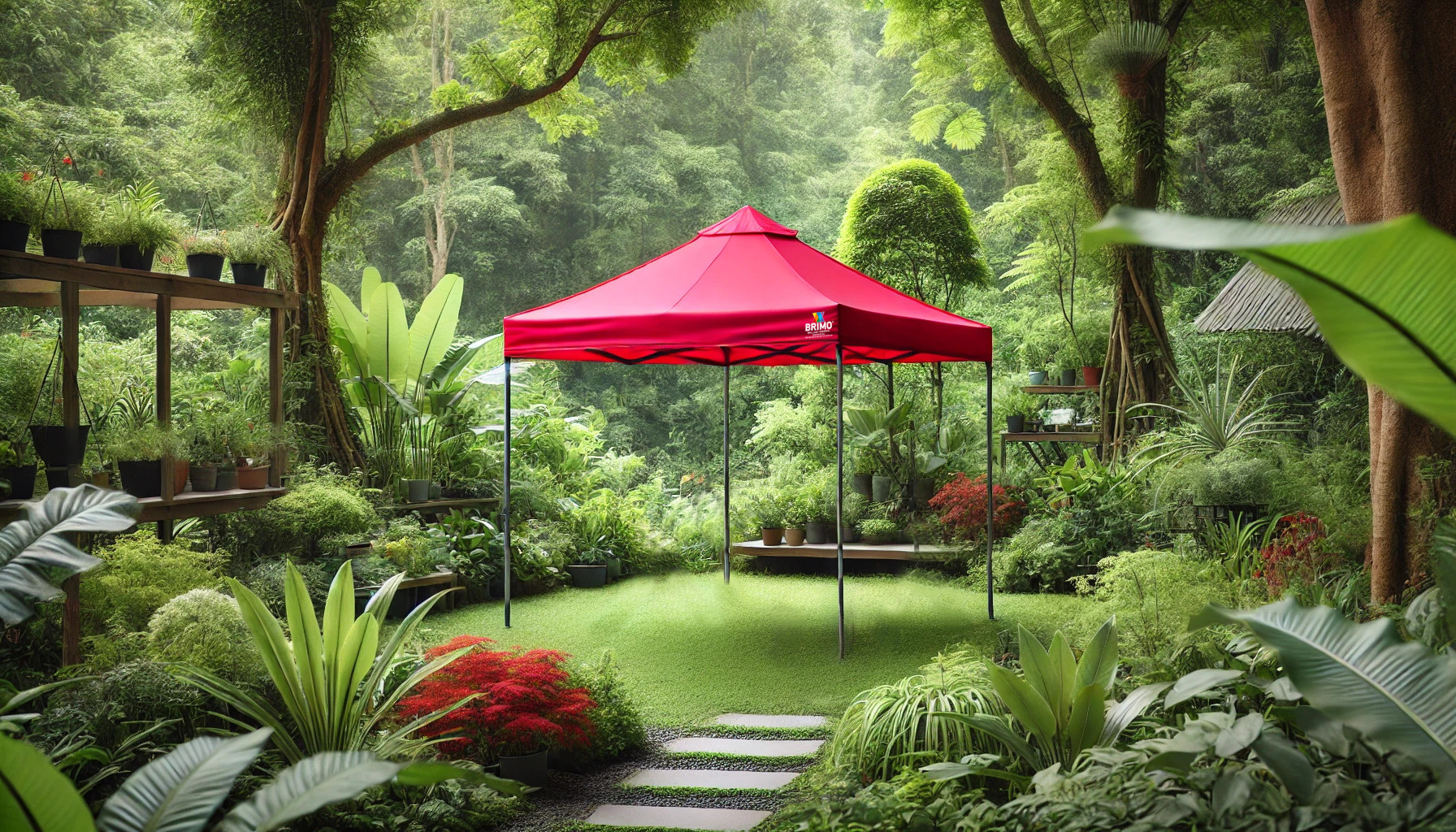 Pavillon im Garten